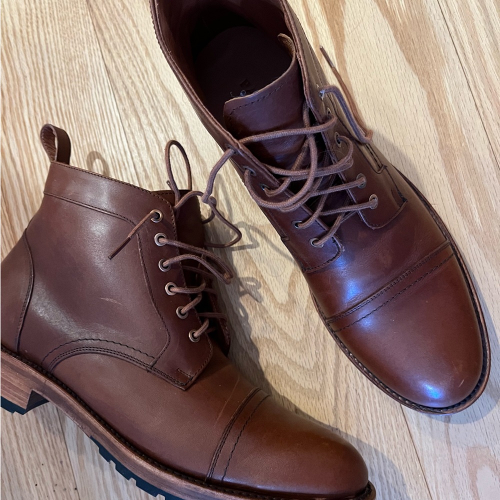 Portland leather men’s boots - Picture 3 of 11